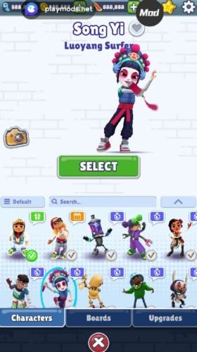 地铁跑酷无限跳跃所有皮肤版宣传图