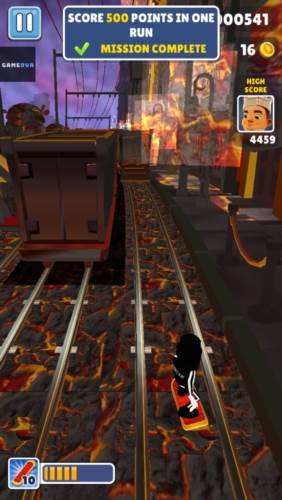 地铁跑酷万次郎17.0版本宣传图