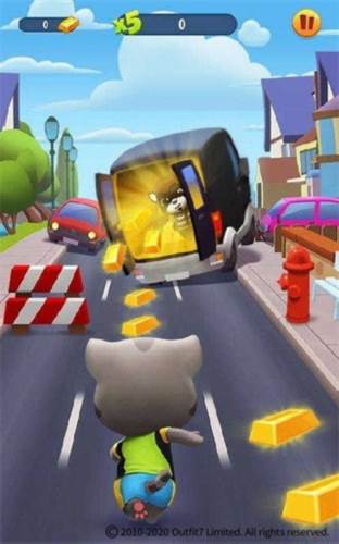 汤姆猫跑酷万能道具炸药的使用攻略3