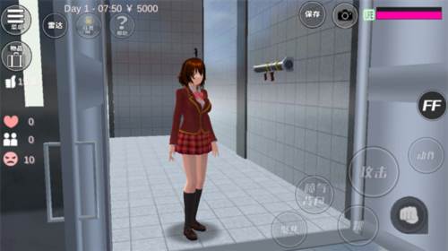 樱花校园模拟器如何获得火箭筒5