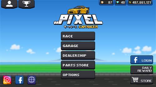 像素赛车手中文无限金币游戏特色