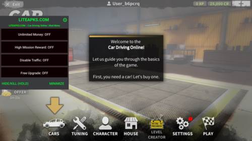 在线汽车驾驶内置作弊菜单版图片2