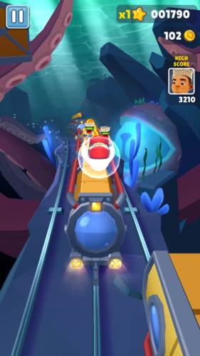 地铁跑酷海底世界版本玩法攻略1