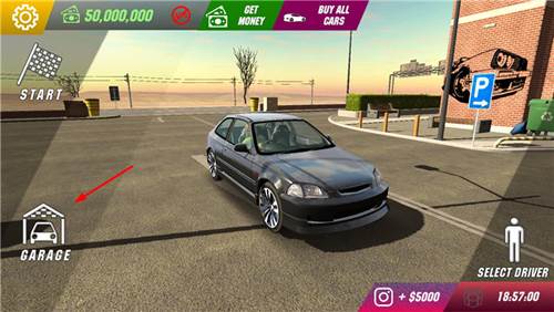 真实停车场2024无限金币版怎么改车