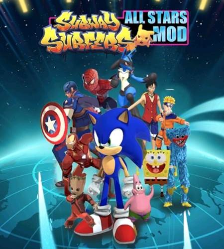 地铁跑酷全明星版宣传图