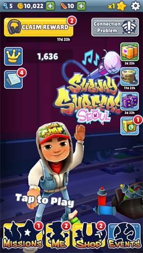 地铁跑酷首尔国际服旧版游戏截图2