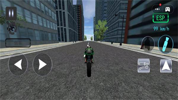 摩托车城市骑行图片