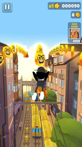 地铁跑酷萝卜伟版本宣传图