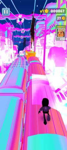 地铁跑酷路灯金币版5