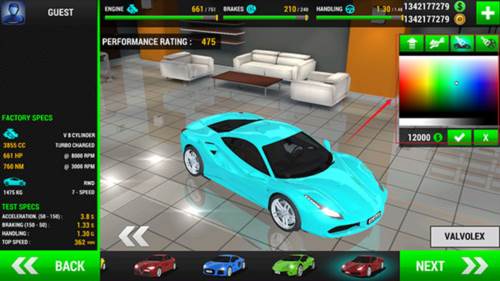 如何更换车辆及更改颜色配图4