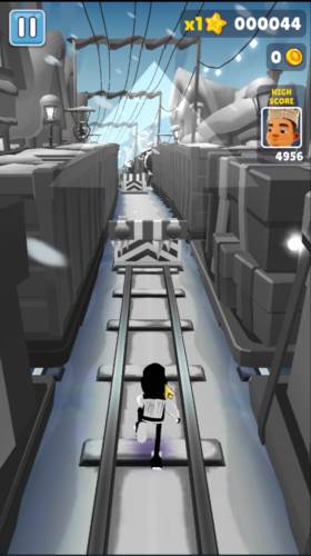 地铁跑酷黑白北极版本3