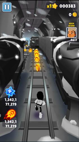 地铁跑酷黑白北极版本5