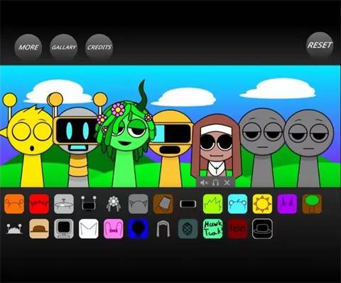 节奏盒子Sprunki简笔画模组