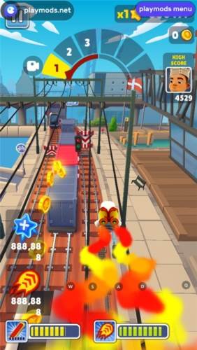 地铁跑酷穿越华夏版本1