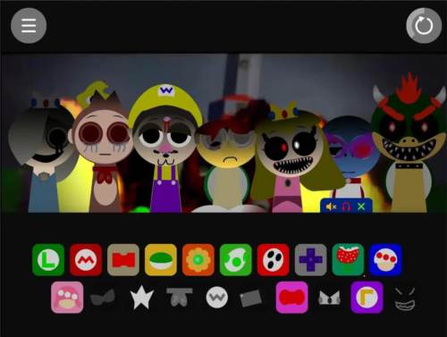 节奏盒子Sprunki马里奥