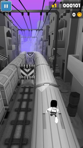 地铁跑酷灰色版本4
