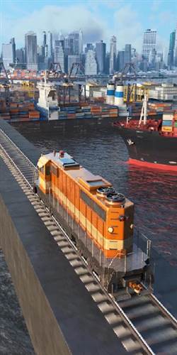 火车坡道跳跃手机版图片