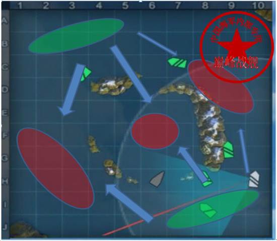 巅峰战舰应用宝客户端常见地图打法4