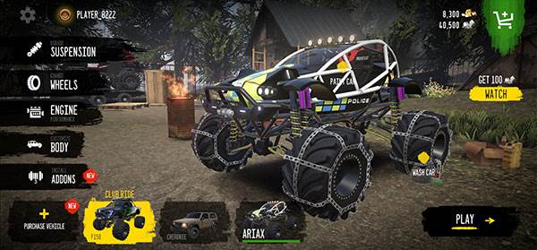 泥泞越野汽车模拟器内置菜单MOD图片4