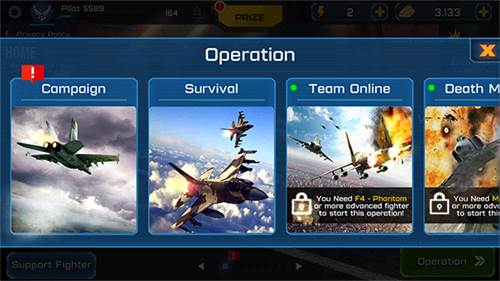 王牌战斗机空战(内置功能菜单)游戏体验
