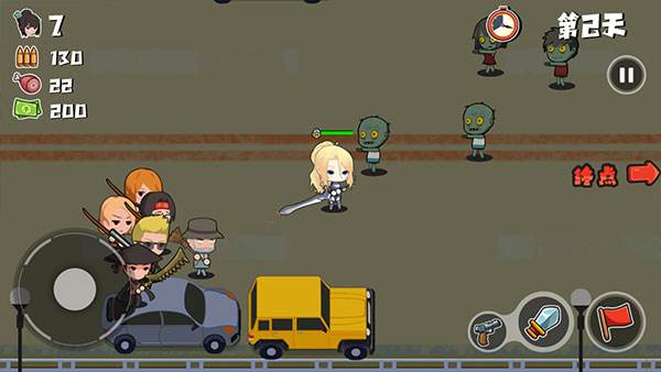老婆们大战胖僵尸游戏截图5