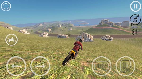 越野摩托车无限金币中文版游戏内容