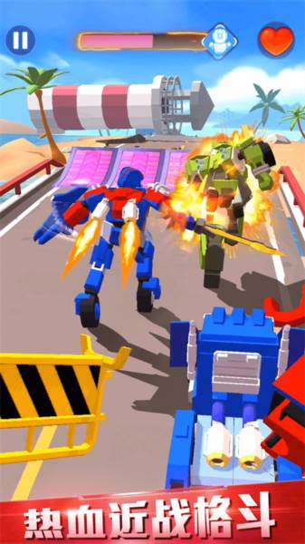 汽车人变形热血赛车游戏截图1