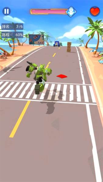 汽车人变形热血赛车游戏截图4