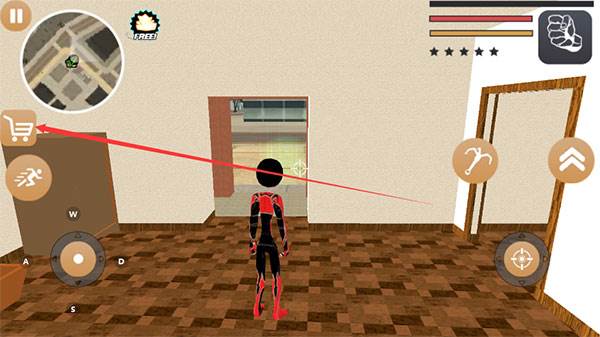 在奔跑火柴蜘蛛侠英雄游戏截图4