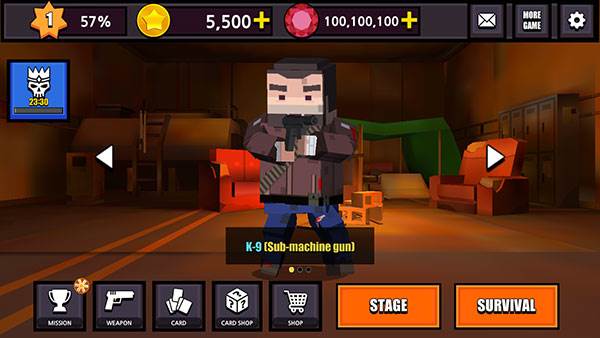 像素僵尸猎人中文版游戏截图1