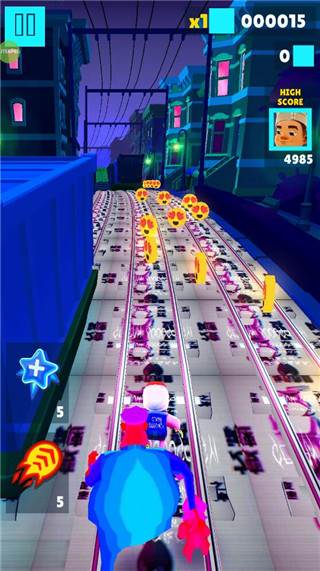 地铁跑酷根灿8000公益版3