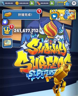 地铁跑酷圣彼得堡超级杰克国际服游戏截图1