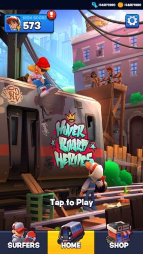 地铁跑酷滑板英雄无限金币无限钥匙版宣传图