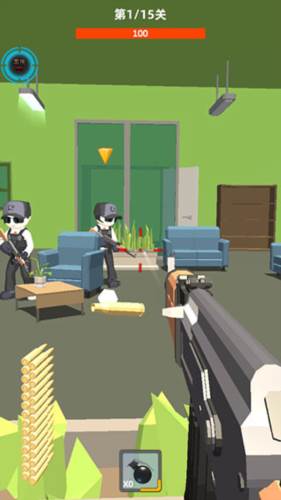 神枪行动无限金币无限钻石破解版游戏截图5