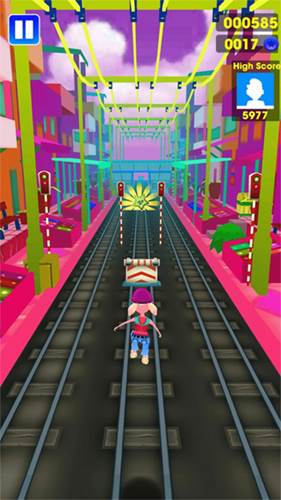 地铁跑酷慢放修改器游戏截图1