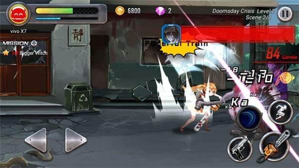 女孩僵尸杀手游戏截图2