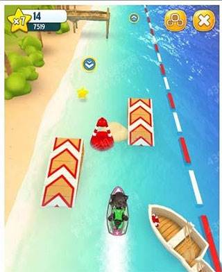 汤姆猫的摩托艇游戏截图1