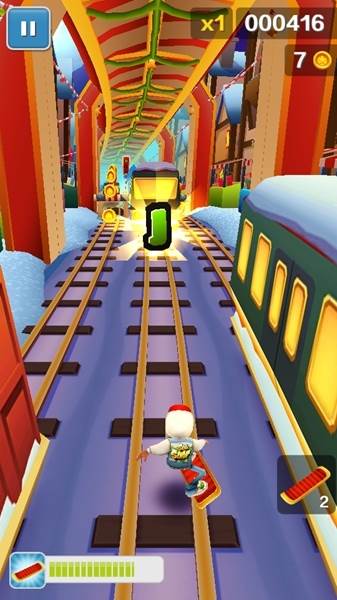 地铁跑酷北极圣诞节4