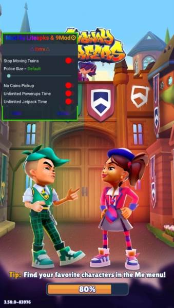 地铁跑酷变速穿透版宣传图