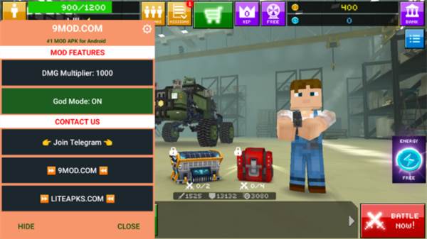 像素战车内置菜单宣传图