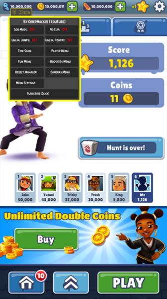 地铁跑酷变速器0.1倍中文版宣传图