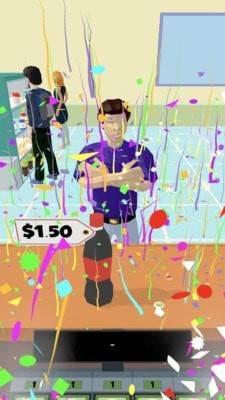 收银员3D宣传图