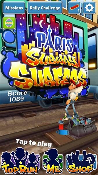 地铁跑酷小美我恨你版本宣传图