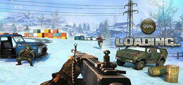 山地狙击手射击3d宣传图