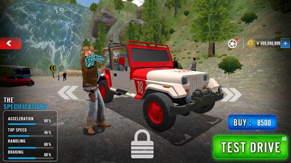 越野SUV吉普4x4驾驶无限金币版宣传图