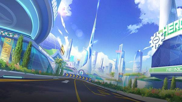 QQ飞车手游前瞻版宣传图