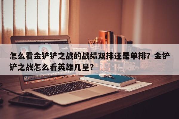 怎么看金铲铲之战的战绩双排还是单排？金铲铲之战怎么看英雄几星？