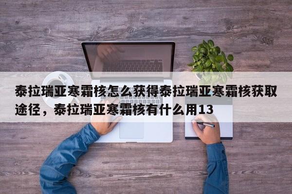 泰拉瑞亚寒霜核怎么获得泰拉瑞亚寒霜核获取途径，泰拉瑞亚寒霜核有什么用13