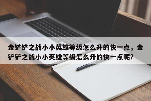 金铲铲之战小小英雄等级怎么升的快一点，金铲铲之战小小英雄等级怎么升的快一点呢？