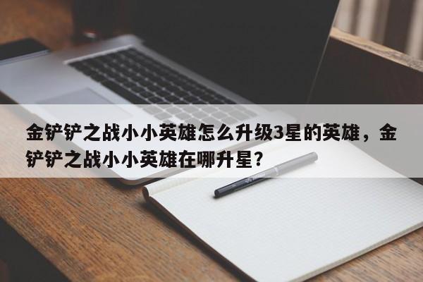 金铲铲之战小小英雄怎么升级3星的英雄，金铲铲之战小小英雄在哪升星？